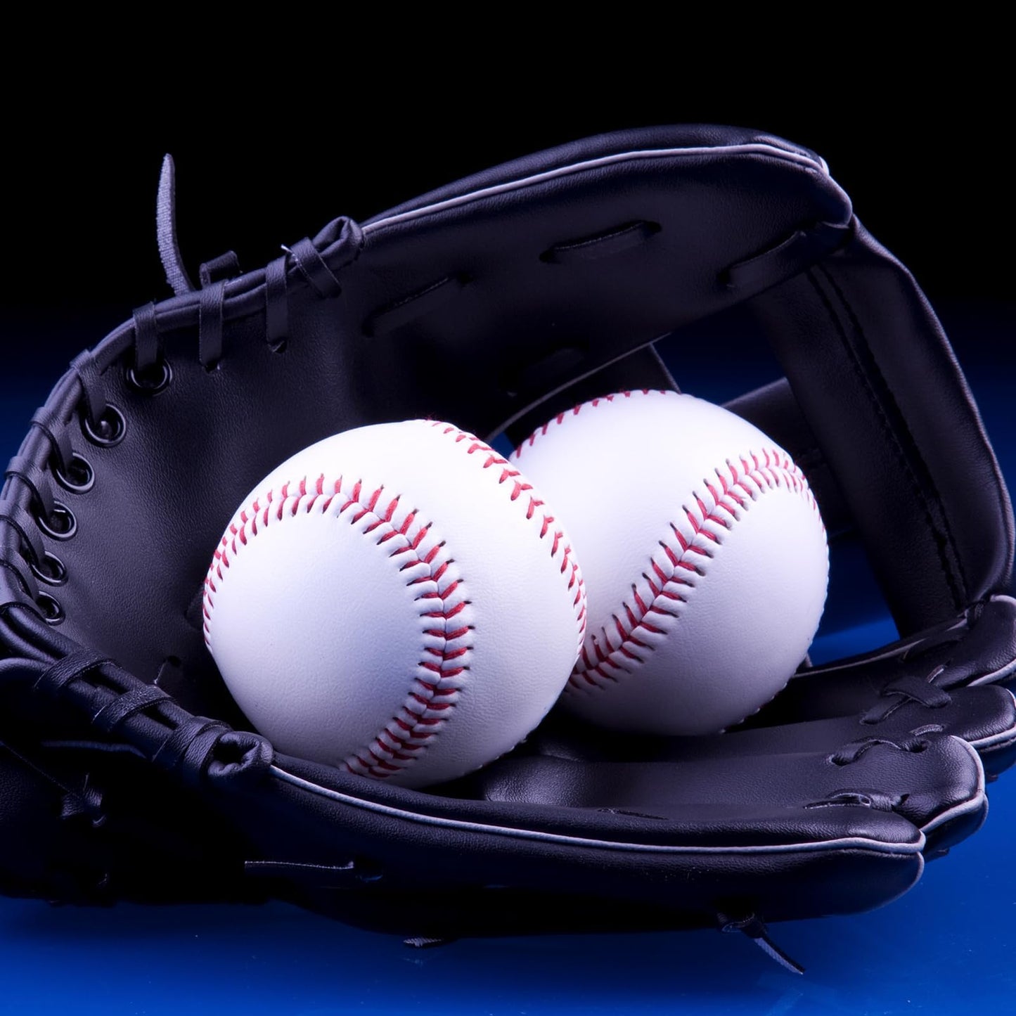 JibInfo Light Up Baseball, Glow in The Dark Baseball Luminous Base Balls for Day & Night Games and Training Gift for Fans Games Official (3 Pack)