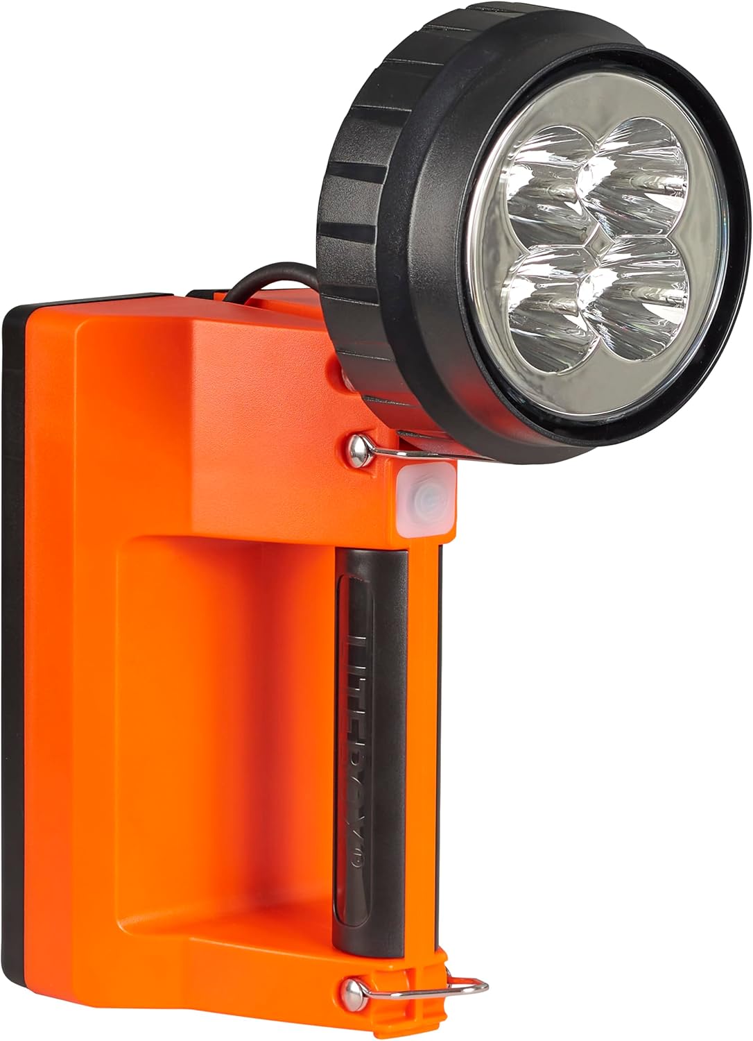 Streamlight 45882 E-Spot FireBox 1500-Lumen 110000 Candela Rechargeable Spot Beam Lantern with Dual Rear LEDs, and Heavy Duty Shoulder Strap Without Charger, Orange