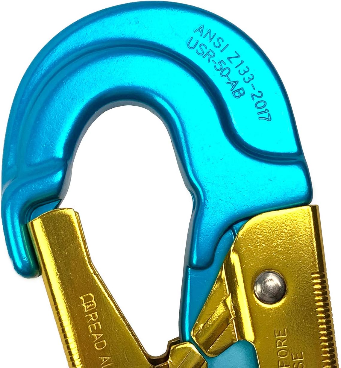 Aluminum Double Lock Captive Eye Forged Snap Hook 27 Kn