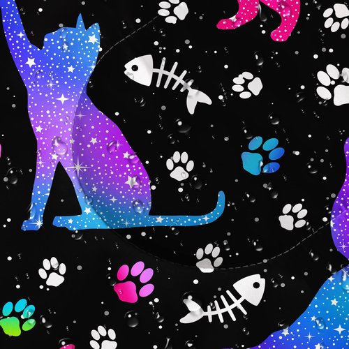 BailiPromise Starry Cat Camping Sleeping Bags,3 Season Warm & Cool Weather,Lightweight Waterproof Sleeping Bags for Adults & Kids,Traveling and Outdoors,Camping Gear Equipment,31x90inch