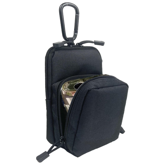 KUNFALY Rangefinder Pouch Soft Range Finder Case with Carabiner for Most Rangefinders Universal fit for Hunting Golf
