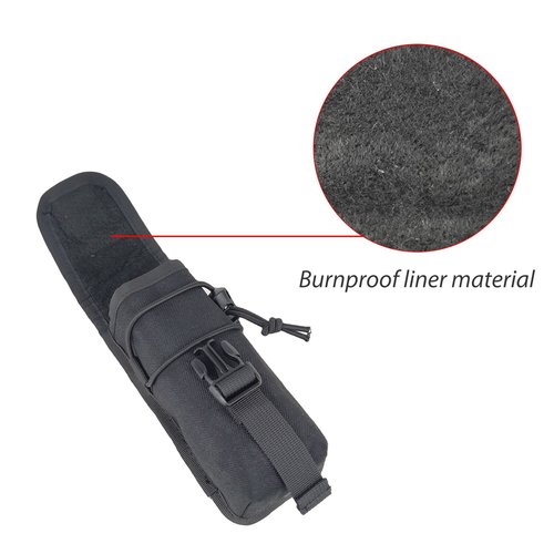 Dasiyoki Hot Suppressor Storage Pouch – Heat-Resistant and Durable Gun Accessory for Safe Suppressor Storage,Fits 5–7 inches or Smaller,Black