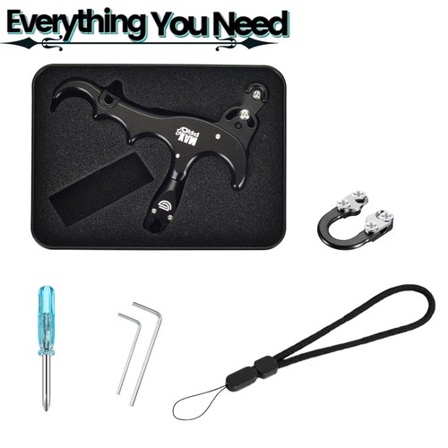 DD Bow Release Archery Release 360° Rotatable Thumb Release for Compound Bow