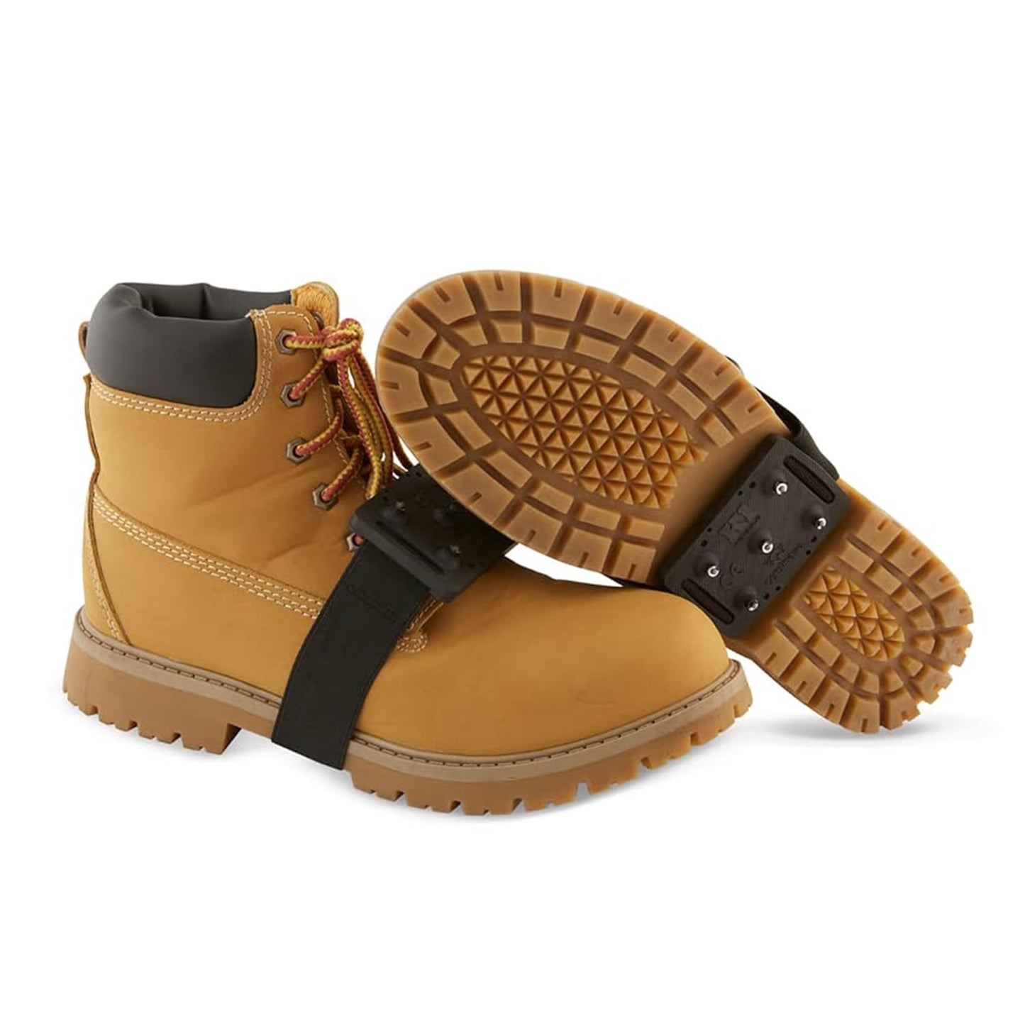 K1 Mid-Sole Ice Cleats for Men & Women - Rotatable Traction Aids For Winter Snow - Hi Vis - Low Profile