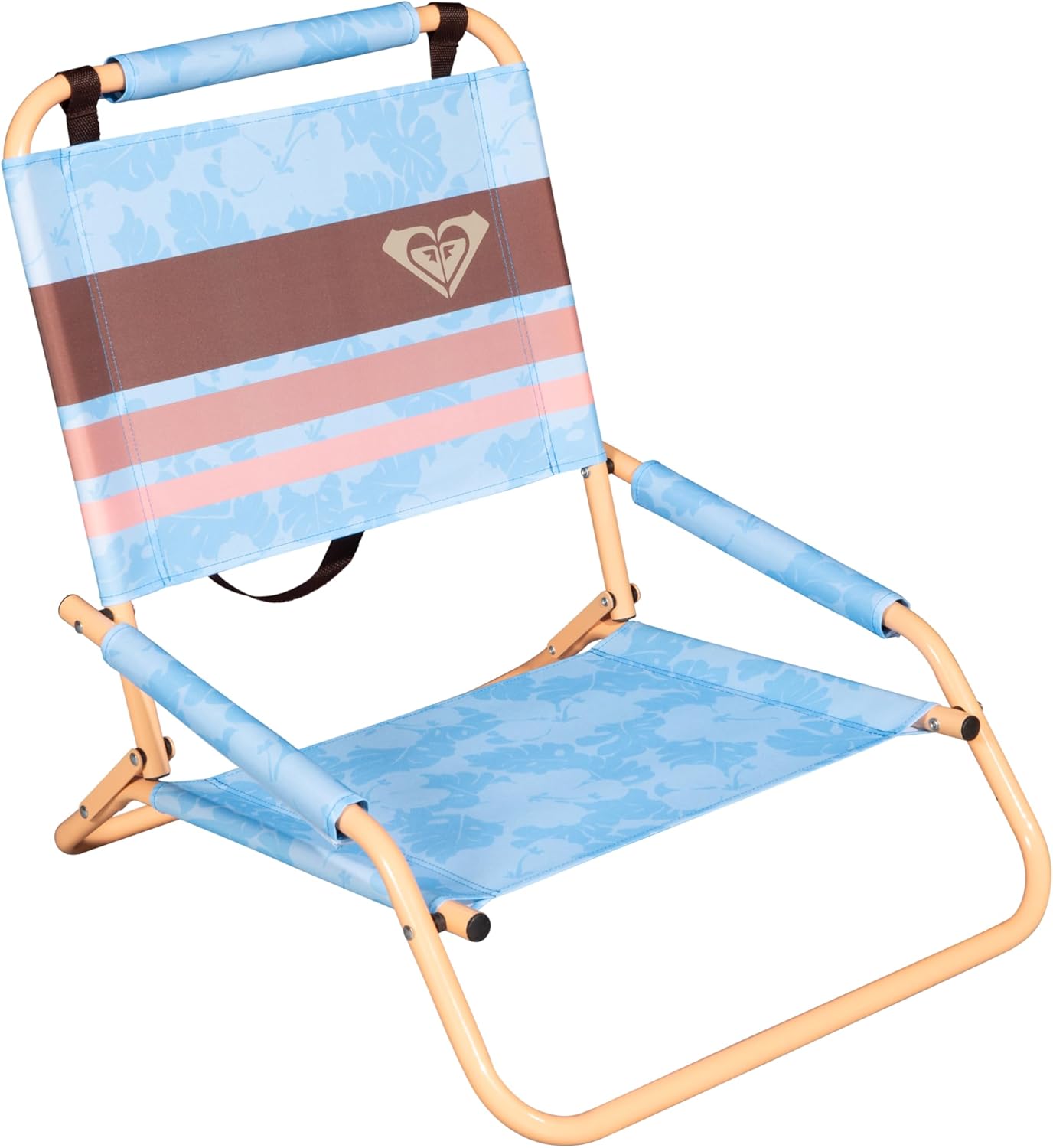 ROXY Beach Chair – Lounge Chair Outdoor, Lightweight Folding Chair with Adjustable Recline and Cup Holder – Beach Days, Pool Lounge Chairs, Folding Camping Chairs, Sun Tanning Chair or Festival