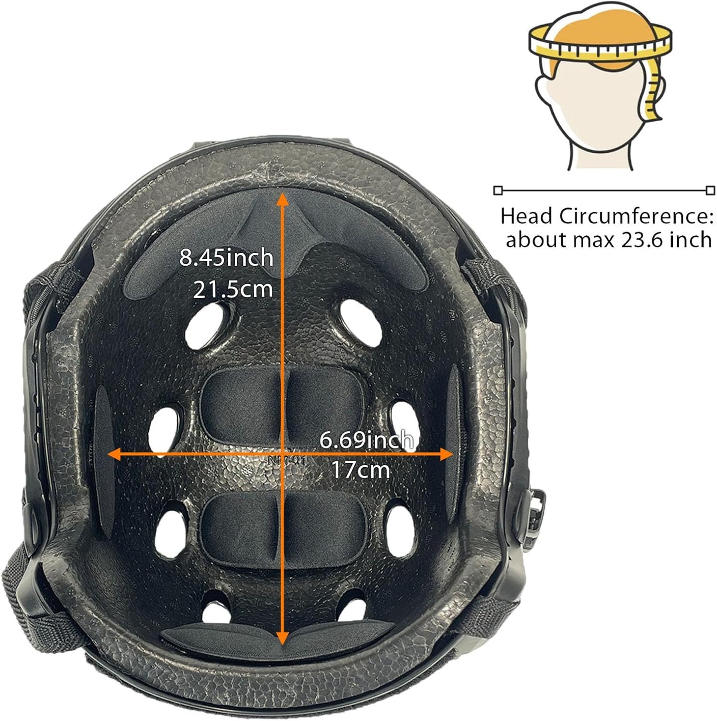 Paintball Tactical Fast Helmet - ATAIRSOFT PJ Type Airsoft Gear for Enhanced Protection