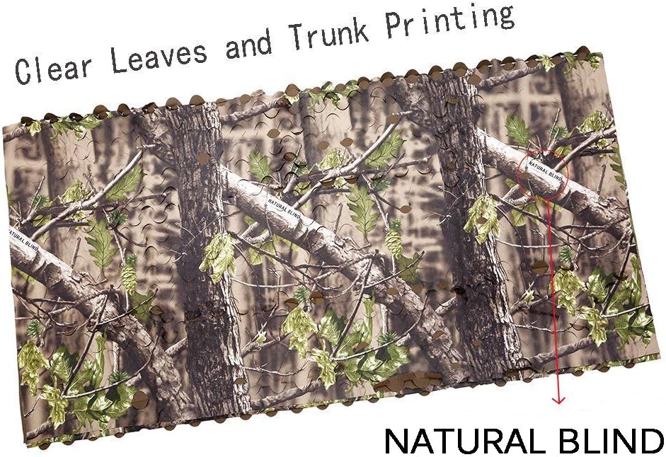 AUSCAMOTEK Camo Netting for Hunting - Camouflage Netting for Blinds, Tree Stands, and Turkey Hunting