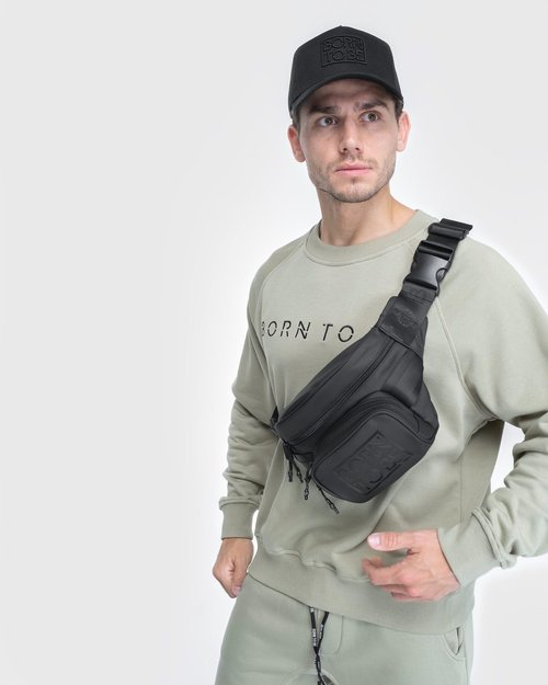 Born To Be Waist Pack Travel 3.2 (Black) for Women & Men - Travel Safe Belt Bag Pouch, Outdoor Gear, Adventure Accessory - Multi-Pockets Hiking Bag