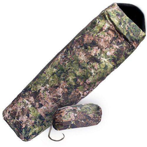 Mil-Tec Trilaminate Durable Waterproof Lightweight Breathable Tactical Outdoor Camping Hiking Sleeping Bag Cover with Zip Closure | Suitable for Various Sleeping Bags, Phantomleaf WASP I Z3A