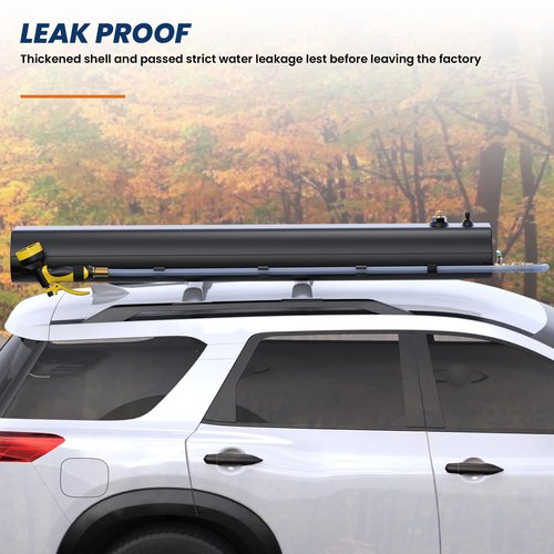KUIPERAUTO Pressurized Water Tank Camping Road Shower 8 Gallon Compatible for Off-Road Vehicles Pick-ups Trucks SUV Water Storage and Outdoors Activities