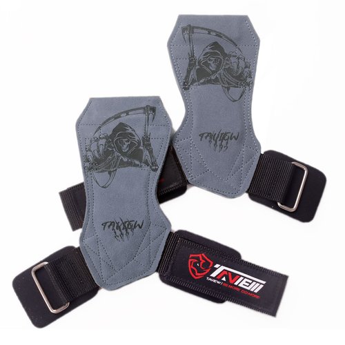 TAVIEW Wrist Straps for Weightlifting for Maximum Grip Support - Lifting Deadlift Strap & Weight Lifting Grips Gloves for Working Out Pull Up Deadlifting & Shrugs