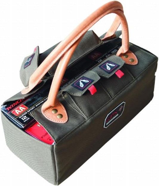 G.P.S. Shotgun Shell Tote | 6 Boxes of 12 Gauge Shells Carrier | Secure Ammo & Shooting Accessories Storage | Durable Stain-Resistant Tactical Range Gear