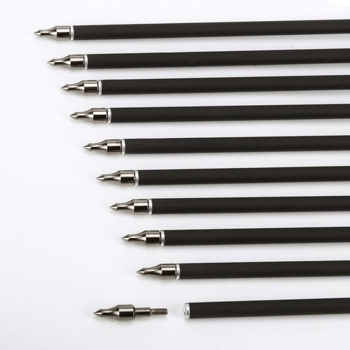 NorthSpoor 30" 18Pcs Archery Carbon Arrows Practice Hunting Arrow with Removable Tips Shaft Spine 500 for Both Compound Bow and Recurve Bows