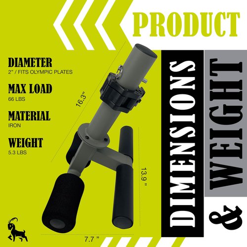Knees Over Toes Equipment - Tib Bar & Additional Jump Rope KIT - Tibialis Trainer - Tibialis Bar - Tibialis Raise - Leg workout Equipment - Calf Stretcher - Only 2" Plate