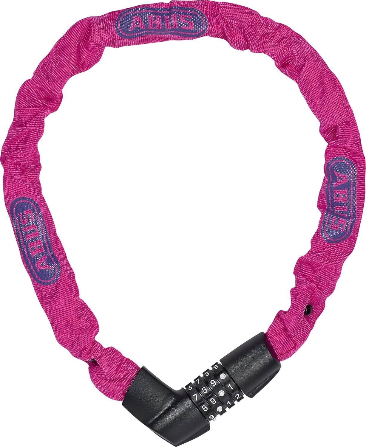 ABUS Chain Lock Tresor 1385, Combination Lock, Made of Hardened Steel, 7 mm Square Chain, ABUS Security Level 7