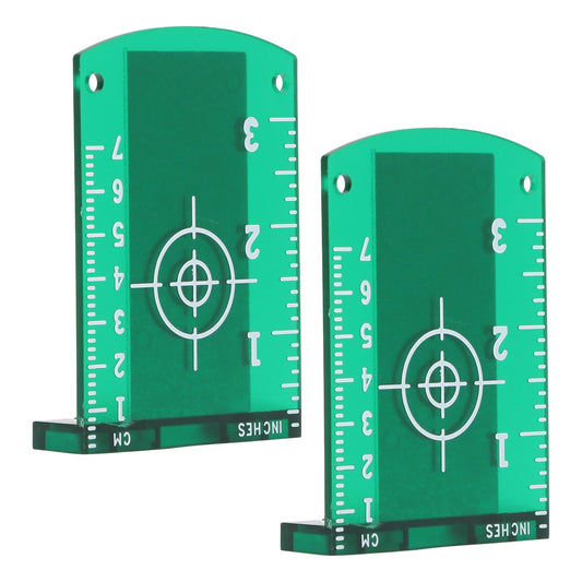 Garosa Targets 2pcs Target Plate Magnetic Floor Targets Card Plate ABS Target Plate for Green Beam Applications