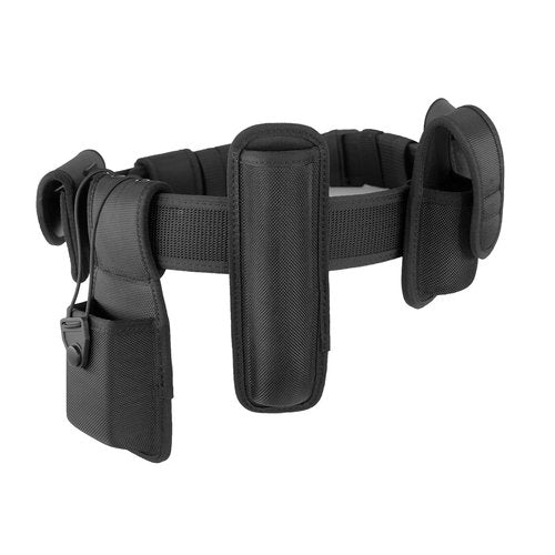 ZGJINLONG police Utility Duty Belt Rig police Molded Pouches Kit Tactical Security Guard Belt Modular Law Enforcement Military Equipment Belt 4 pack Belt Keeper