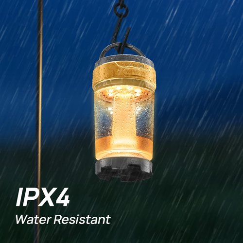 Consciot LED Camping Lantern, USB-C Rechargeable, 5 Light Modes 3 Color Temperatures 4400mAh Battery | Disassembly Free Design & Magnetic | Dimmable Flash Light & Night Light for Indoor and Outdoor