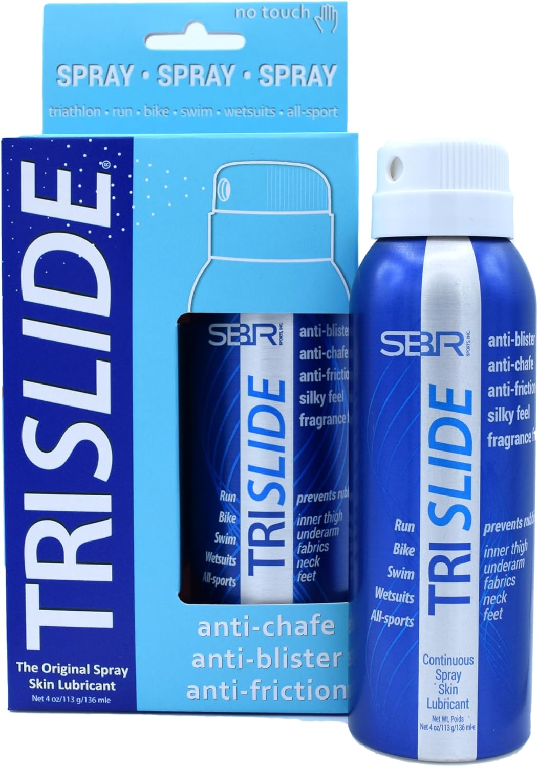 Anti-Chafe Continuous Spray Skin Lubricant Body Friction Protection | Prevents Blistering and Chafing | Providng Long-Lasting Comfort and Protection (Pack of 1)