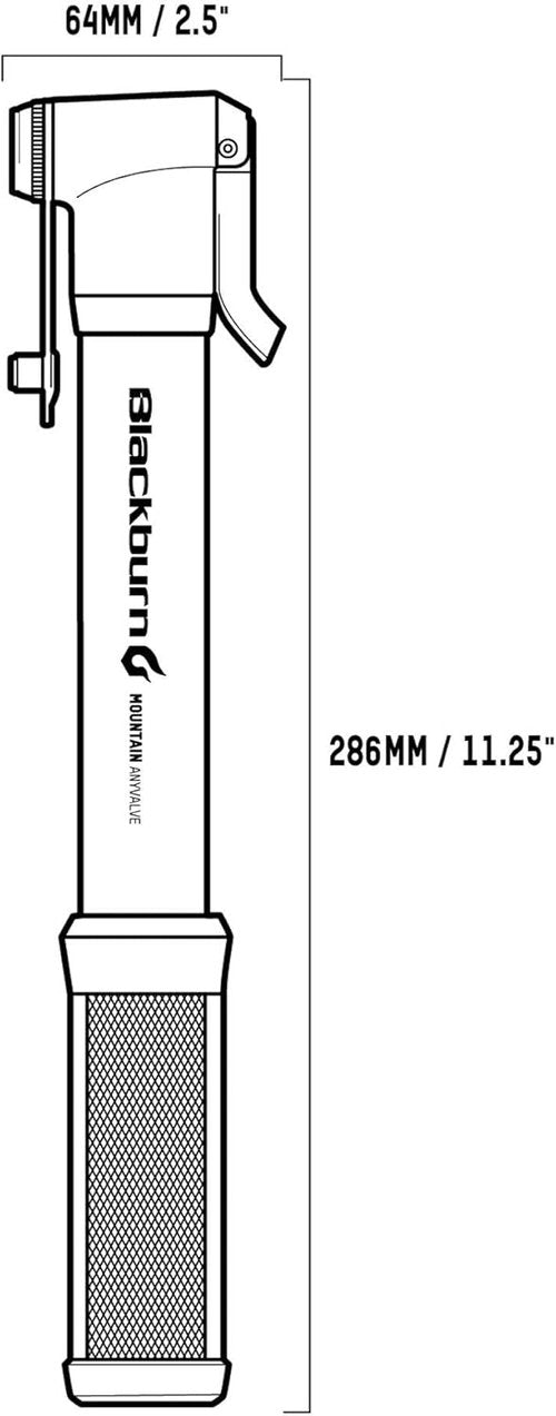 Blackburn Mountain Anyvalve Bike Mini-Pump