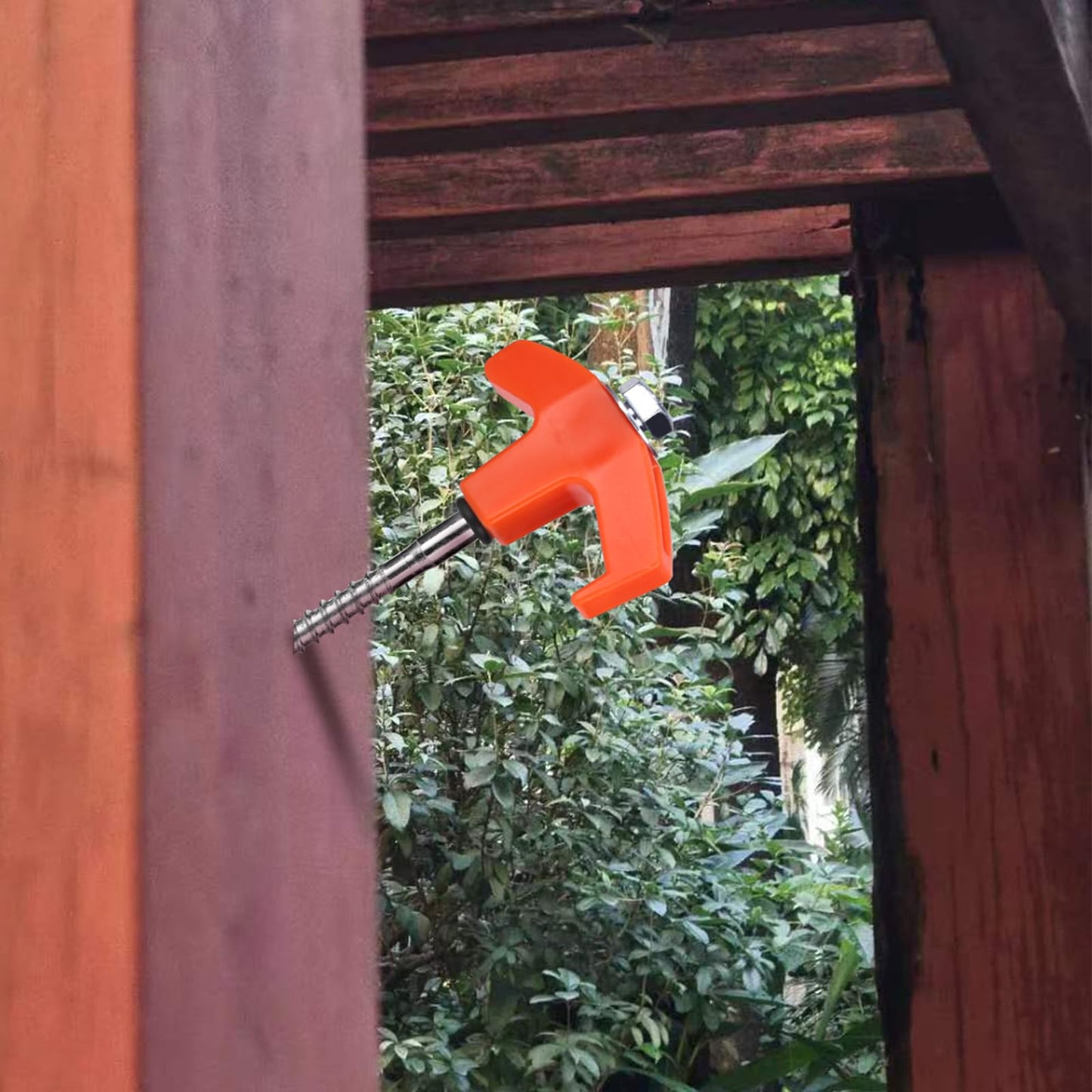 8" Screw in Tent Stakes - Ground Anchors Screw in, Camping Tent Accessories, Metal Threaded Tent Spikes, Tent Stakes for Outdoor Camping,Y-Shaped 3 Way Wrench (9)