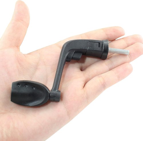 Waziaqoc 3PCS Fishing Spinning Reel Handle Grip Replacement, Rocker Arm Grip Fishing Reel Power Handle Grip