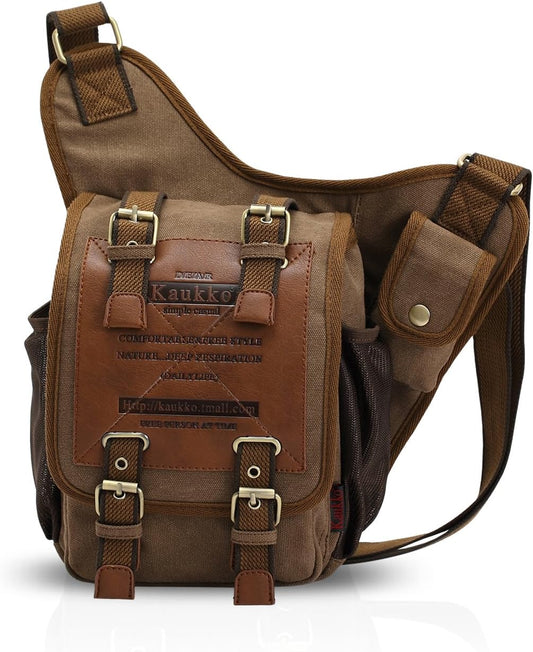 Fashion Shoulder Backpack Cross Body Bag Sling Bag Chest Pack Bag Chest Strap Bag One Strap Sport Bag Backpack Men/Women Cycling Hiking Camping Outdoor Travel Bag Canvas Black