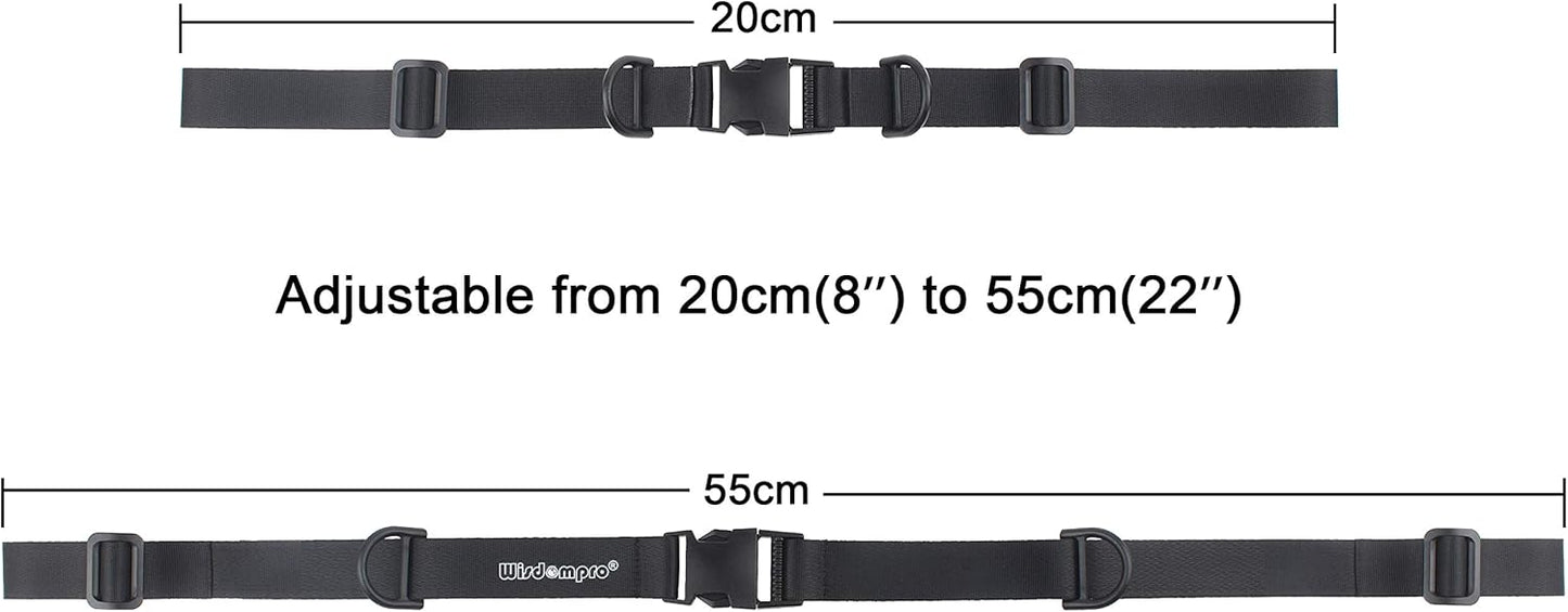 Wisdompro Backpack Chest Strap, Heavy Duty Adjustable Backpack Sternum Strap Chest Belt with Quick Release Buckle