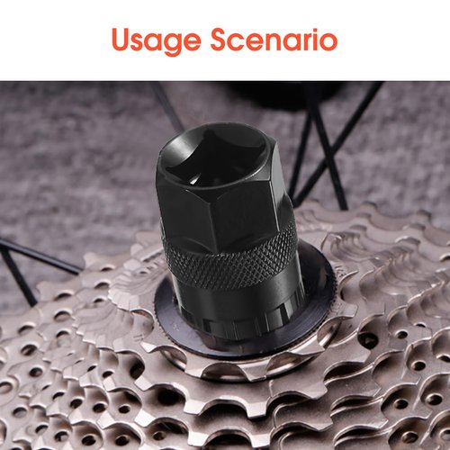 Motroce Bike Chain Tools Kit, Cassette Removal Tool Bicycle Sprocket Removel Tool for 7-12 Speed Chains with Guide Pin, MT-ZXC-190