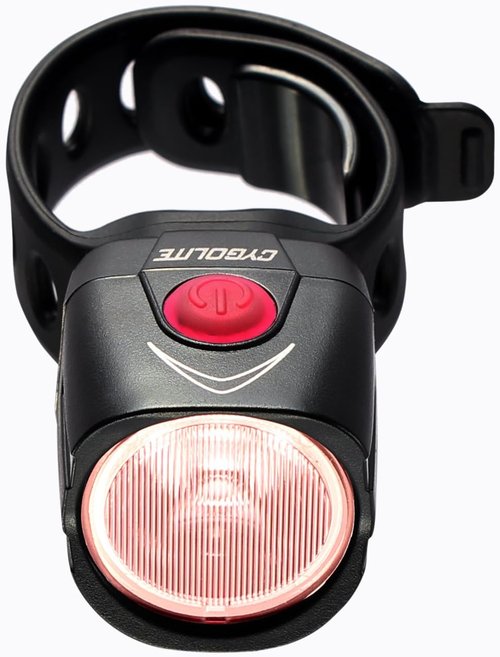 Cygolite Dice TL– 50 Lumen Bike Tail Light– 5 Night & 3 Daytime Modes– Ultra Compact Design– IP64 Water Resistant– Sturdy Flexible Mount– USB Rechargeable – for Aero Road & Commuter Bicycles, Black