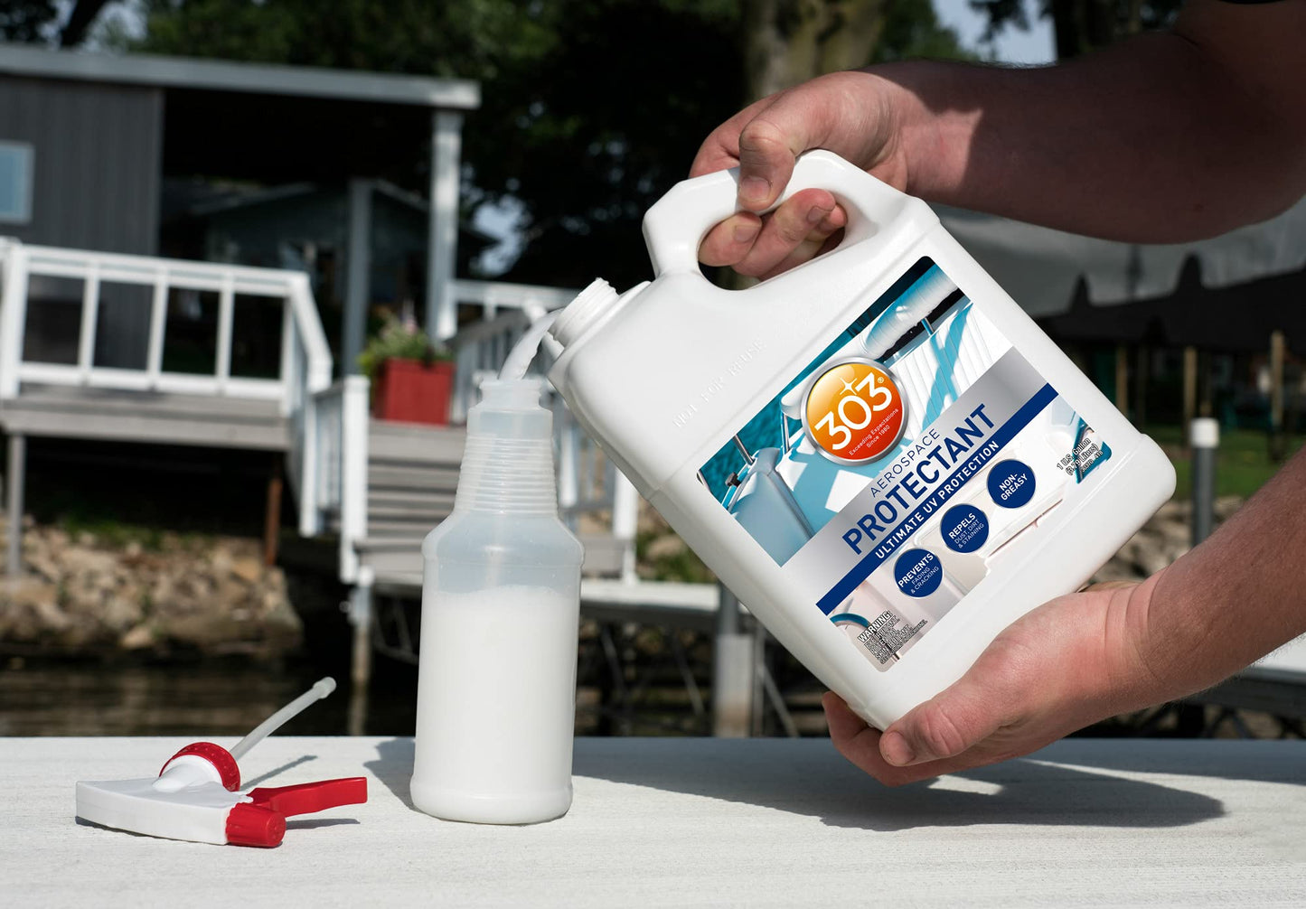 303 Marine Aerospace Protectant for Boat Vinyl, 1 Gallon