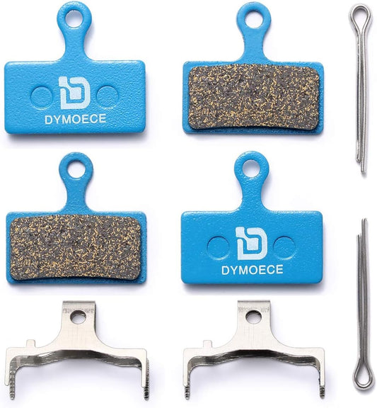 2 Pairs Bike Disc Brake Pads Compatible with Shimano Deore XT XTR SLX (Resin,Semi-Metallic,Sintered Metal) SCP-SLX