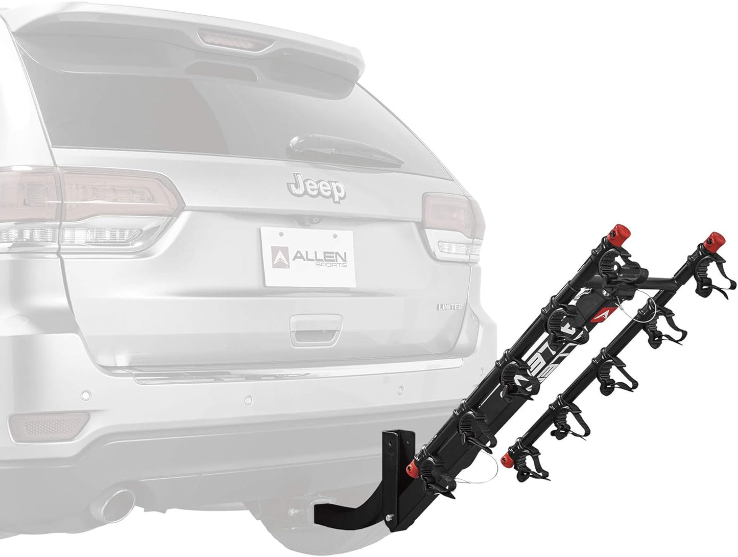 Allen Sports Deluxe Locking Quick Release 5-Bike Carrier for 2 in. Hitch, Model 552QR , Black