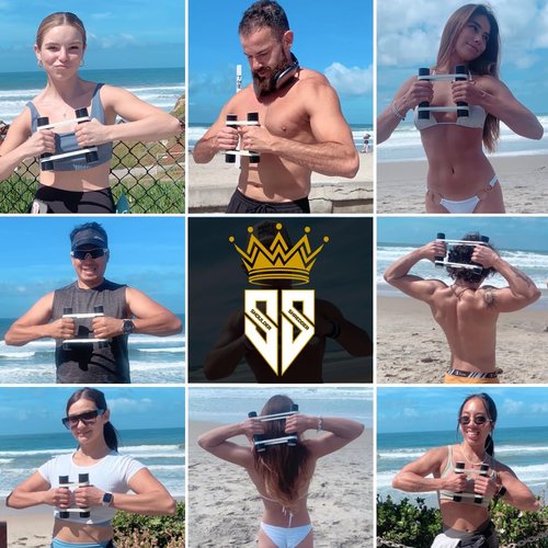 RipStick Resistance Band Training Equipment - Upper Body, Shoulder and Joint Rehab - Improve Flexibility, Prevent Injuries, Gain Muscle - Quick Strength Portable Workout - 6 Unbreakable Shredder Bands
