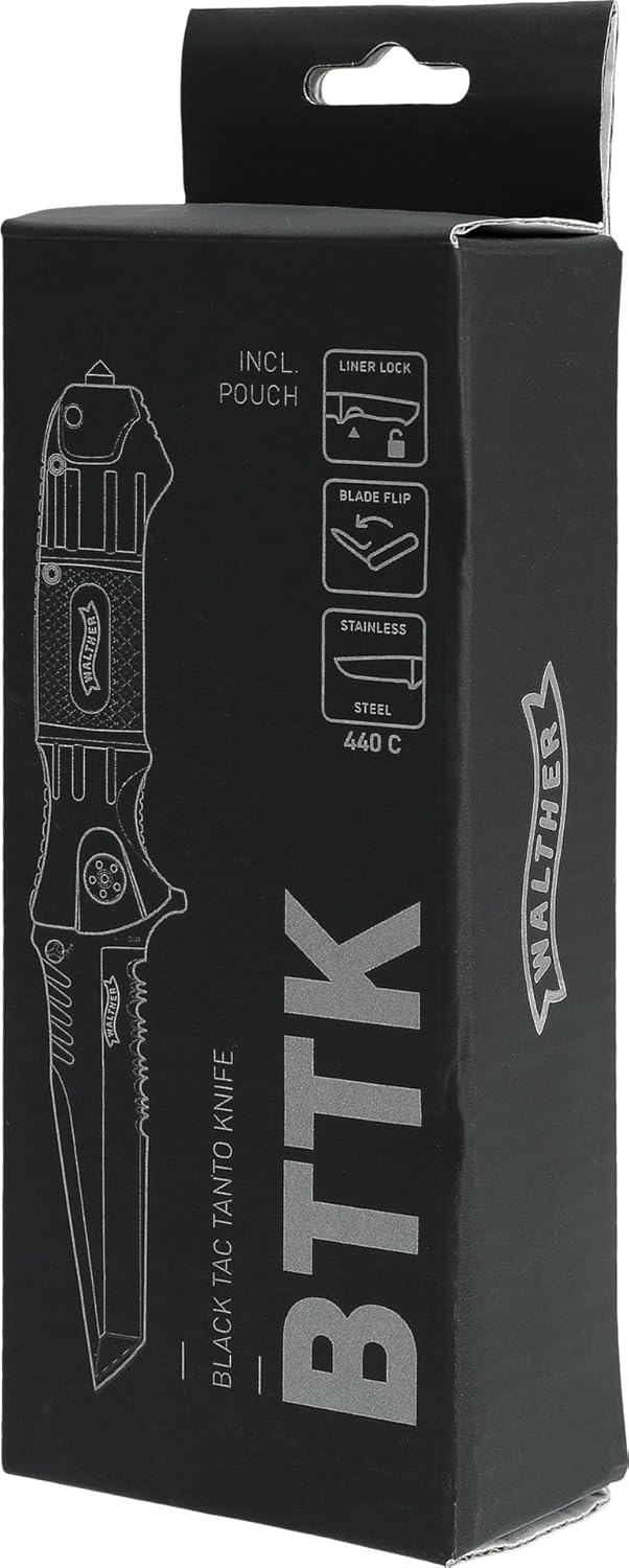 Walther BTTK Black Tac Tanto, One Size