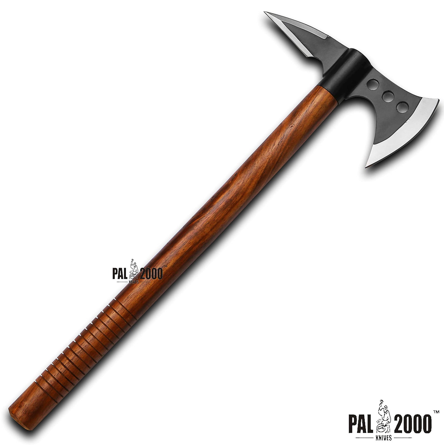 Splitting Axe Camping Chopping Hatchet Viking Tomahawk Battle Hunting Outdoor Solid Wood Handle 2071