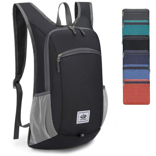Tautrophen Small Daypack 15L Hiking Backpack Packable Lightweight Travel Day Pack Casual Foldable Shoulder Bag for Women Men