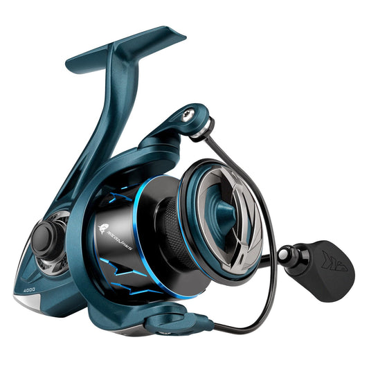 KastKing MegaJaws Spinning Reel, Size 3000, 6.2:1 Gear Ratio, Pelagic Blue