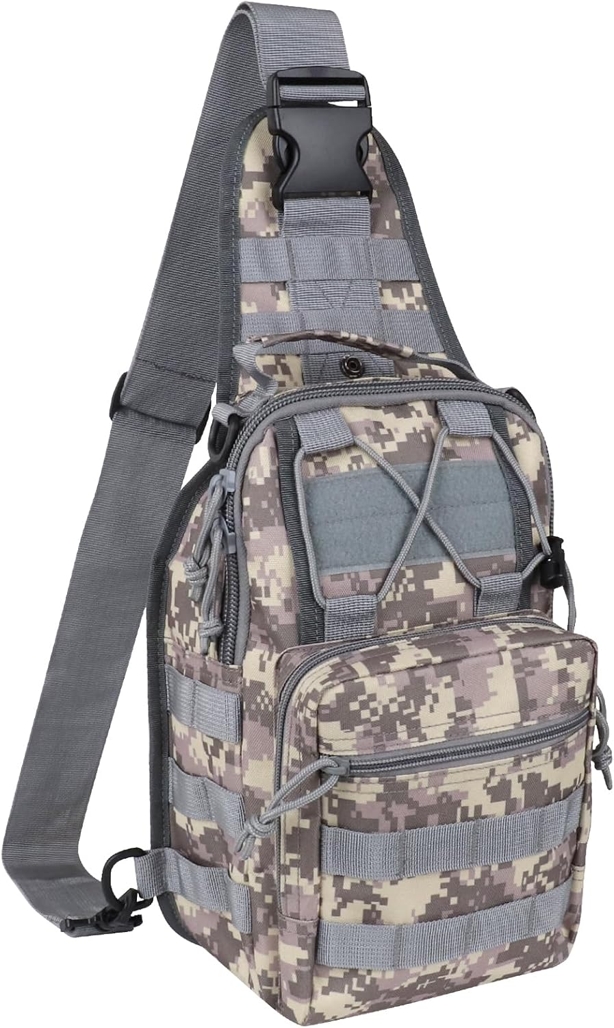 Tactical Waterproof Sling Backpack - Molle Crossbody Chest Bag for Outdoor EDC