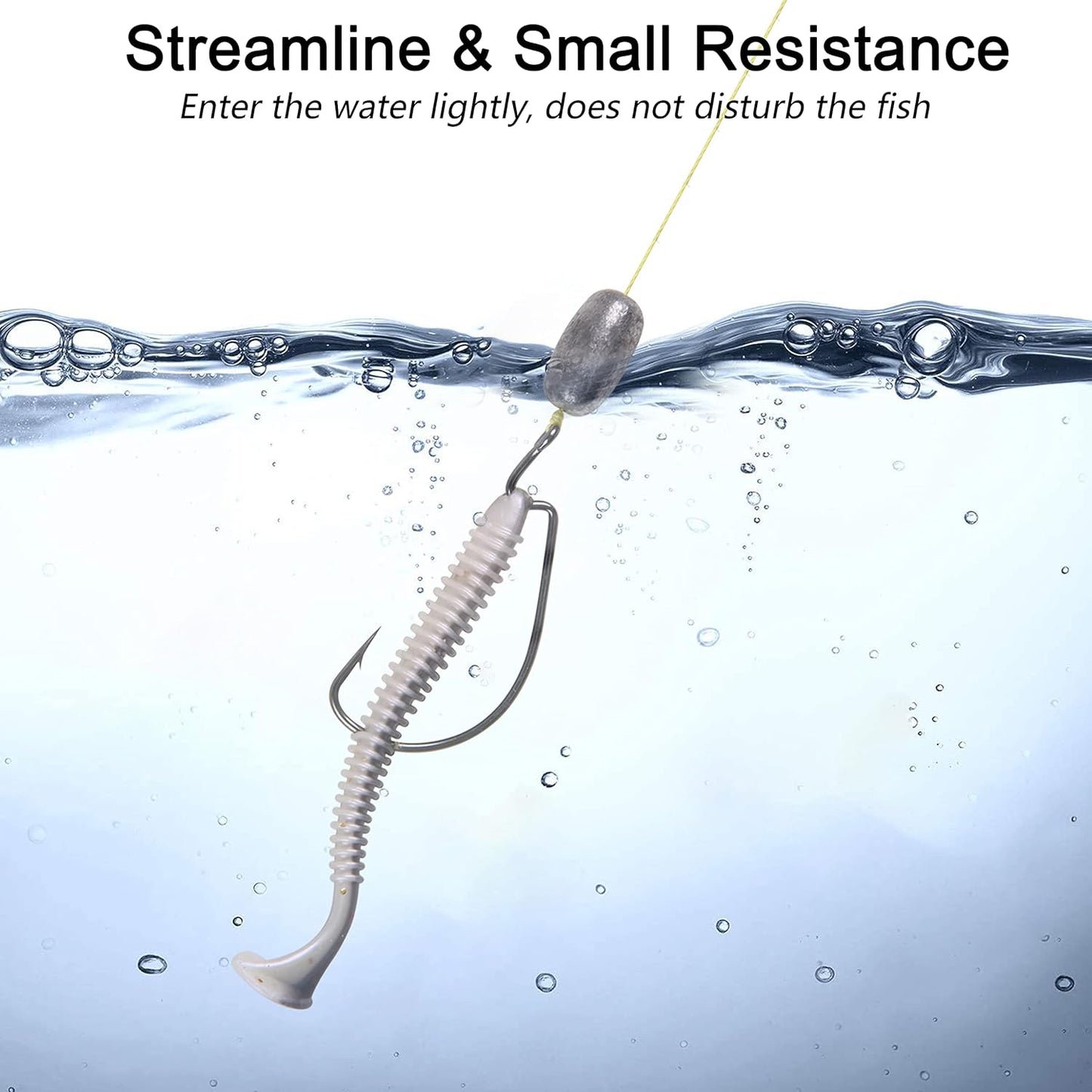 Fishing Egg Sinker Weights Kit, 42pcs Saltwater Fishing Weights Assortment Oval Drop Bass Casting Worm Weights Tackle for Saltwater Freshwater Fishing