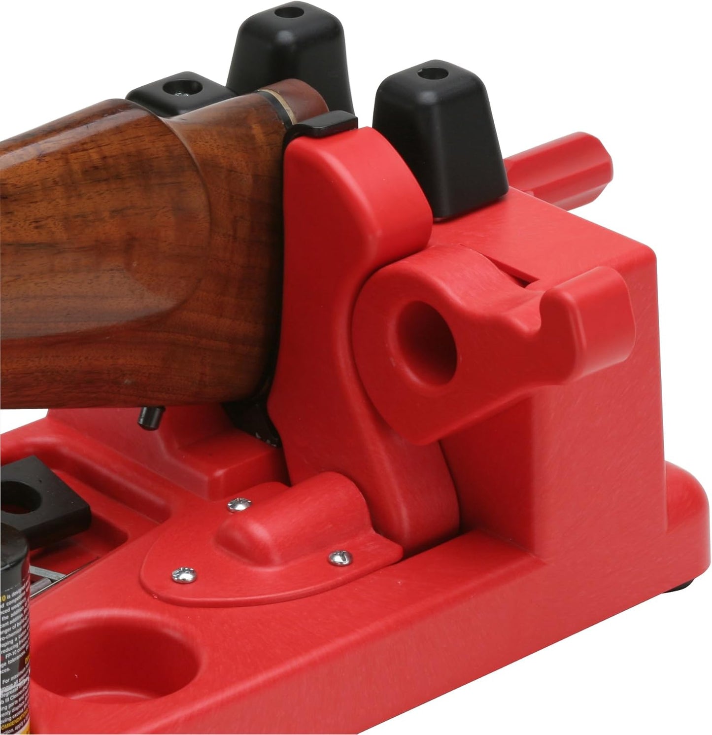 MTM GV30 Gun Vise for Gunsmithing work and Cleaning Kit, Free Standing, 11 Compartments, USA Made, Red