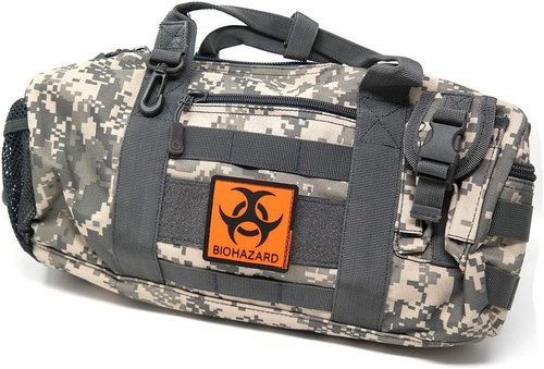 Biohazard PVC Tactical Morale Patch | Funny and Practical! Great for Tactical Diaper Bags!