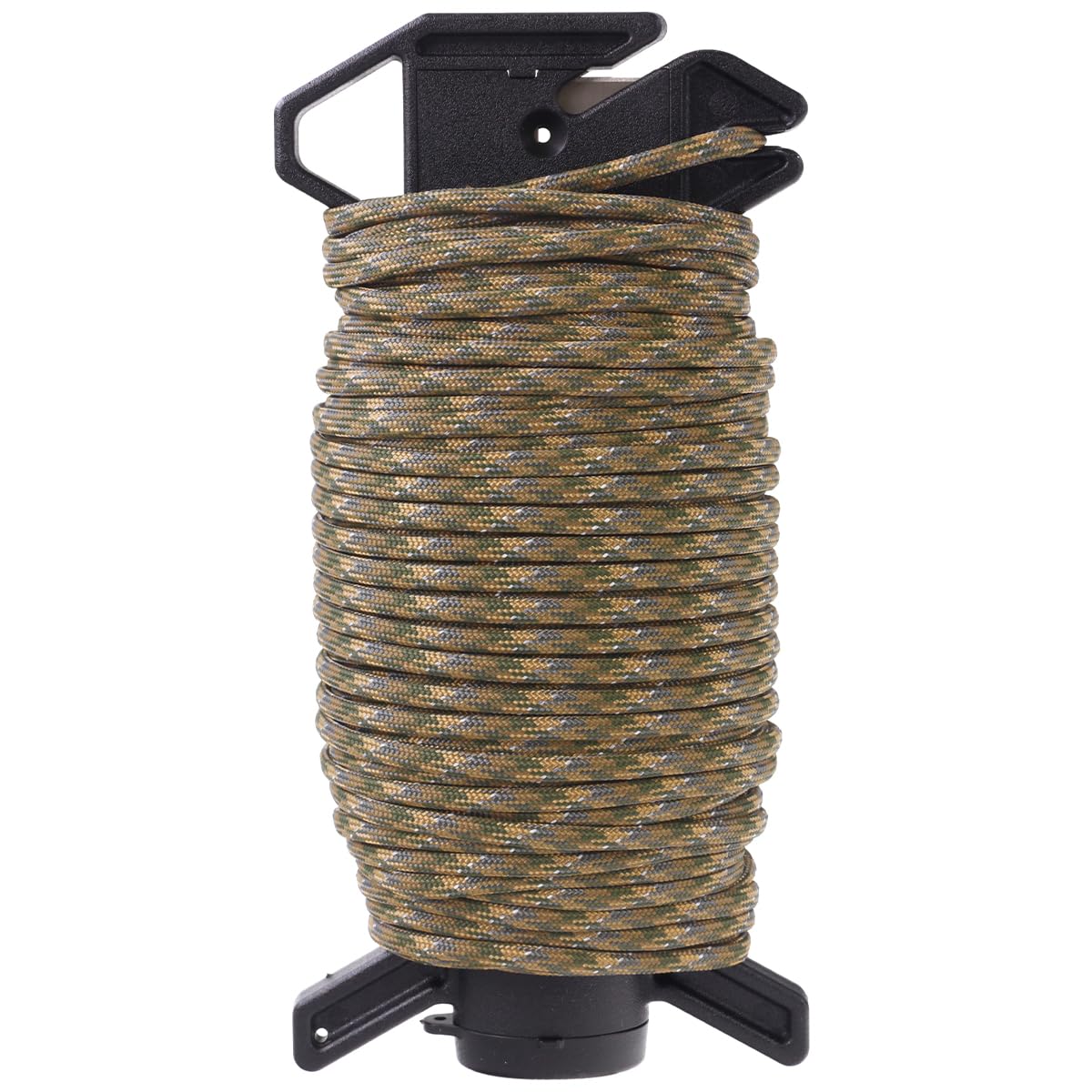 Atwood Rope MFG Ready Rope™ Reflective 550 Paracord 100 Feet 7-String Core Nylon Parachute Cord Outside Survival Gear Made in USA | Lanyards, Bracelets, Handle Wraps, Keychain (M Camo)