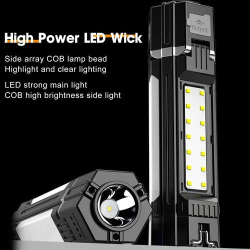 Rechargeable Lantern, Emergency Lights for Home Power Failure, Built-in 3000mAh Power Bank, 300LM, 5 Light Modes, IPX4 Waterproof for Hurricane Emergency, Outages, Camping Gear
