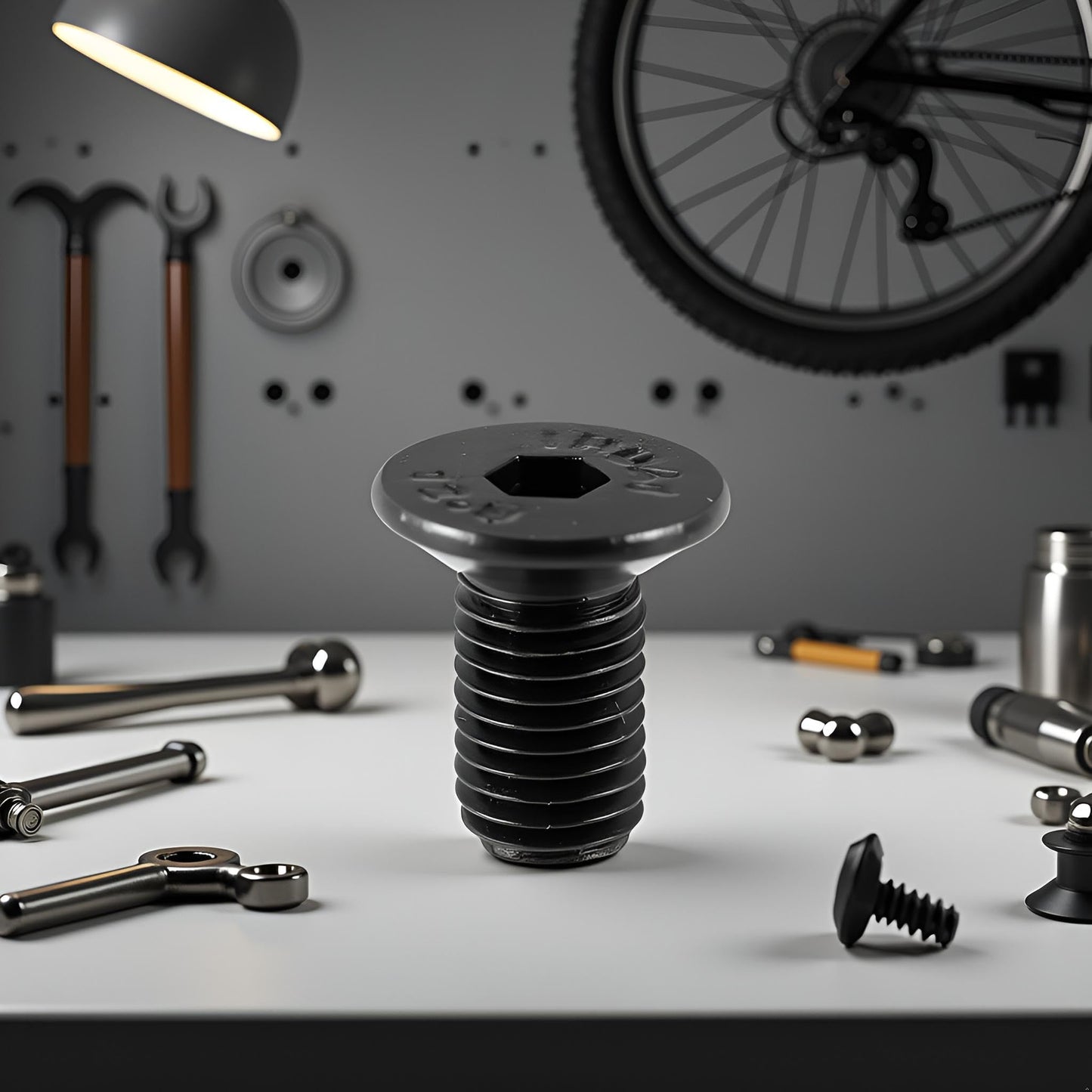 8Pcs Black Bike Shoe Cleat Mounting Screw for SPD - Pedal Steel Pedals Bike Pedals and Cleats and Cleats Parts and Components