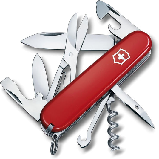 Climber Swiss Army Knife Red Blister Pack