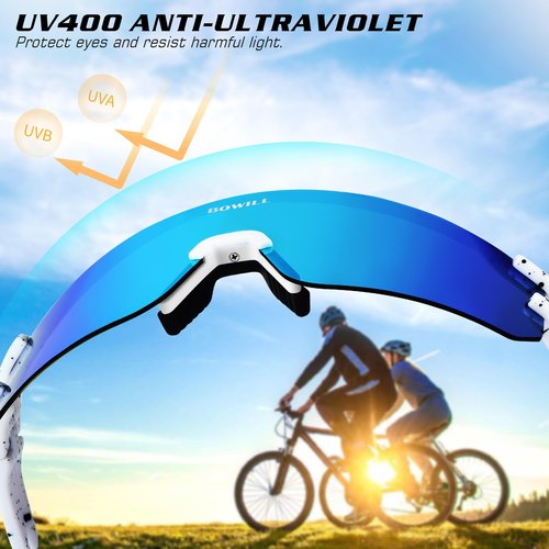 BOWILL Youth Polarized Sunglasses - Sports Eyewear with UV 400 Protection for Boys' & Girls' Baseball, Driving, Fishing, Golf & Running