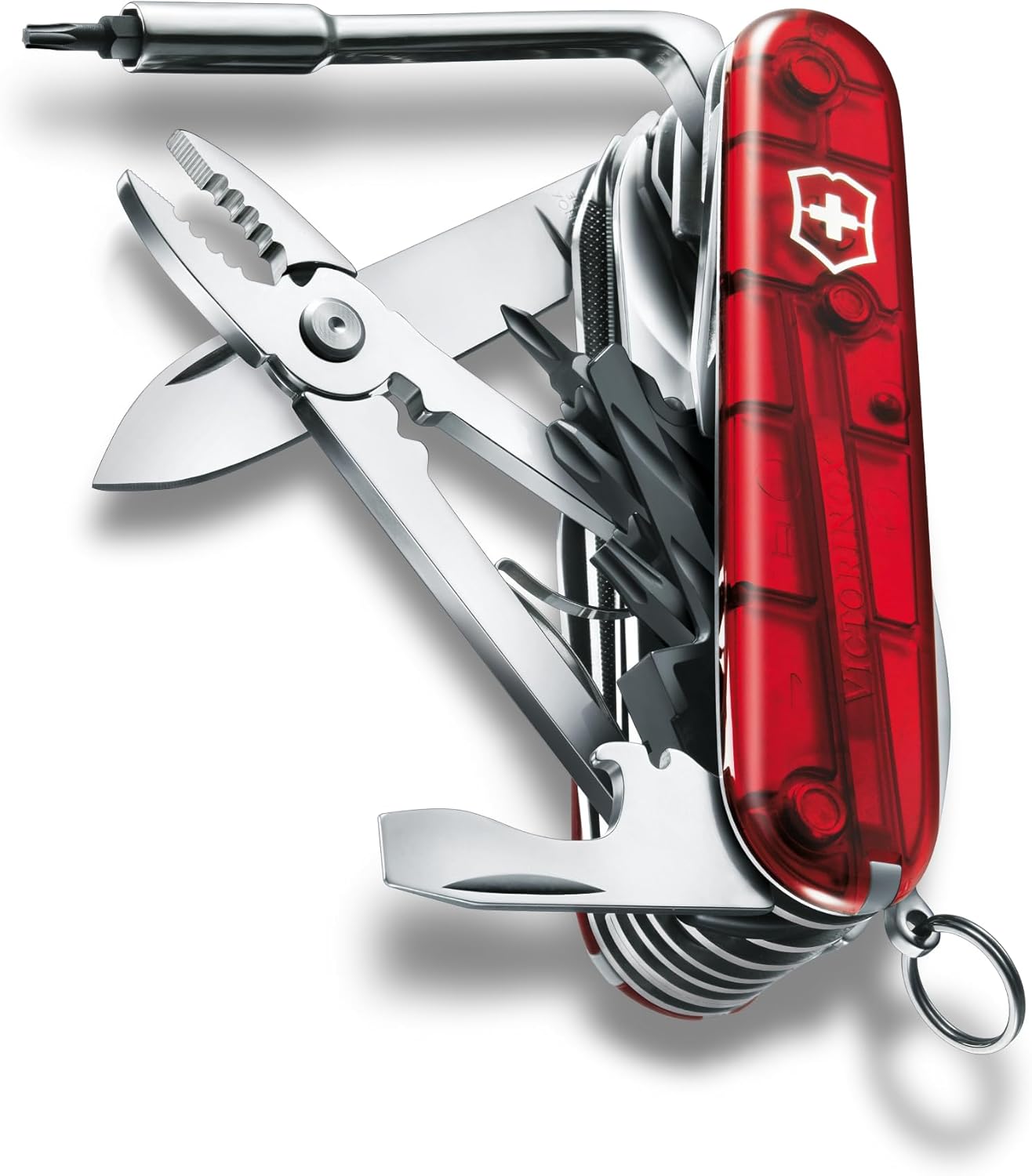 Victorinox - Cybertool 34 Swiss Army Knife (Translucent Red) 17725