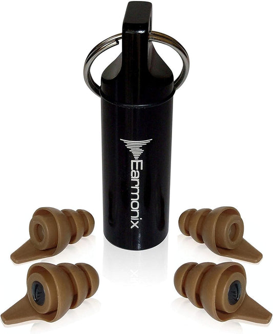 Shooting & Impact Ear Plugs - Impulse Noise Reducing - Protects from Harmful Noise Levels - Tactical Filter Design for Military & Police Use - Medical Grade TPE for Health, Safety, Comfort