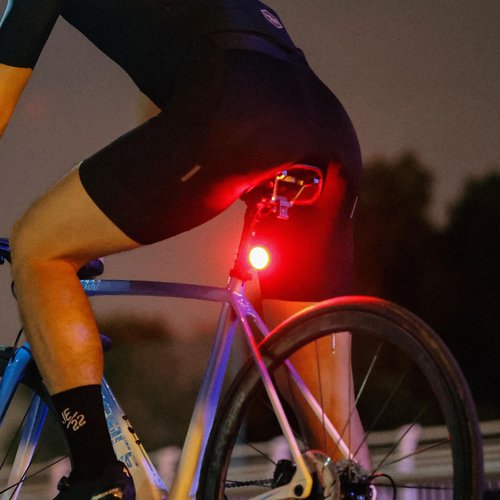 Bike Rear Light with Smart Brake Sensor, Gaciron LOOP-100 Bike Lights for Night Riding, Aluminum Alloy Bicycle Tail Light with Magnetic Mount, 100lm High Brightness Rear Bike Light Rechargeable
